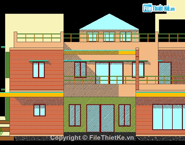 Mẫu biệt thự đẹp,chi tiết biệt thự,cad biệt thự