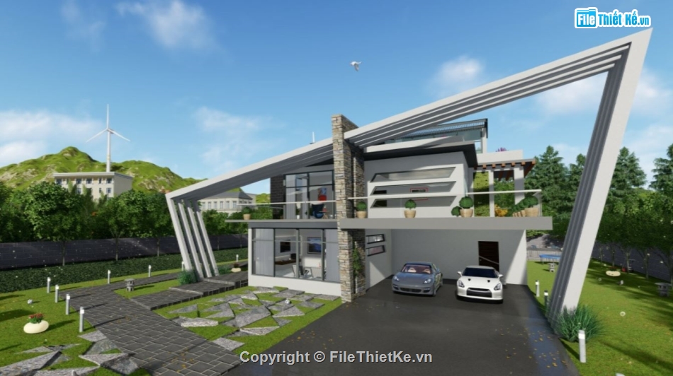 file thiết kế biệt thự,su thiết kế biệt thự,biệt thự hiện đại,biệt thự  su