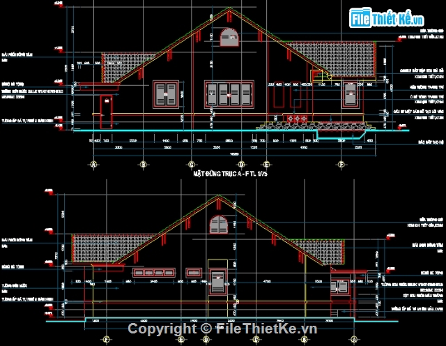 biệt thự,phối cảnh nhà,Thiết kế kiến trúc,Bản vẽ full,Biệt Thự vườn