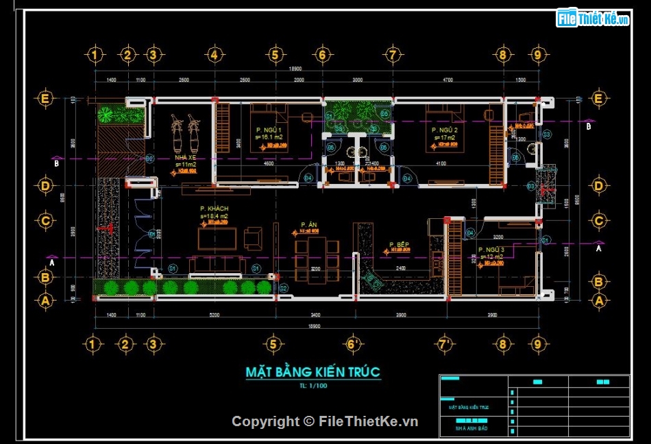 nhà ở cấp 4 đẹp,nhà cấp 4 hiện đại,File cad nhà cấp 4,mẫu nhà cấp 4 độc đáo