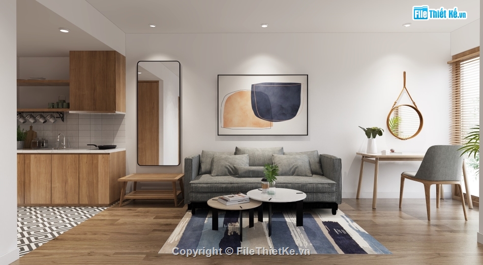 căn hộ chung cư,file 3d sketchup,model su chung cư,file sketchup căn hộ chung cư