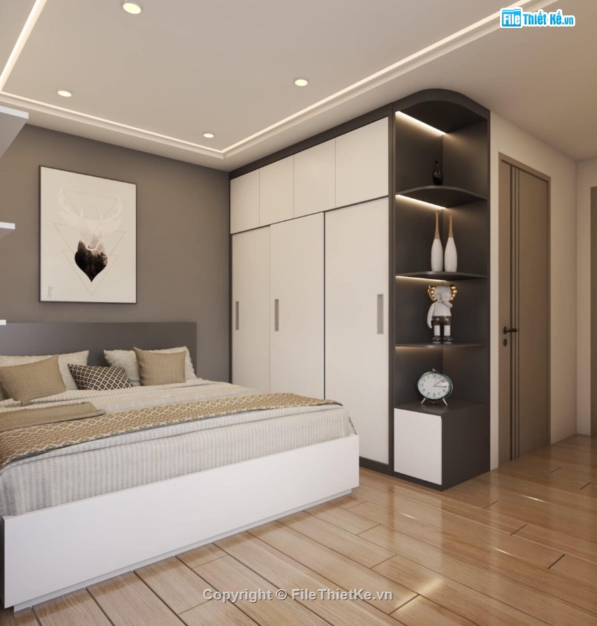 sketchup căn hộ,căn hộ sketchup,mẫu căn hộ đẹp