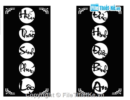 mẫu câu đối cnc,câu đối của cổng,file cad câu đối