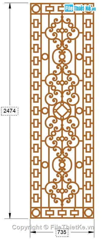 cổng đẹp 4 cánh,Mẫu cổng 4 cánh cnc,file cnc cổng 4 cánh