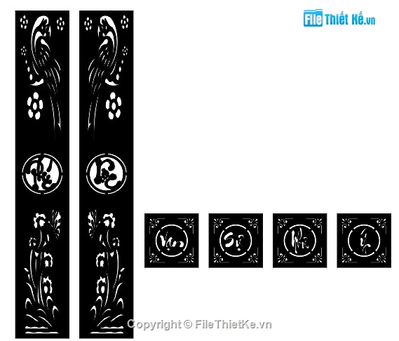 cổng phúc lộc,mẫu cnc cổng phúc lộc,file cắt cổng cnc,thiết kế cổng cnc