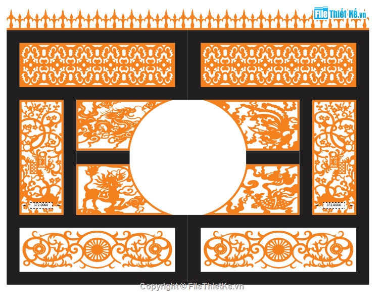 cổng cnc,mẫu cổng tứ linh,cổng tứ linh cnc,cổng long lân quy phụng,mẫu cnc cổng đẹp