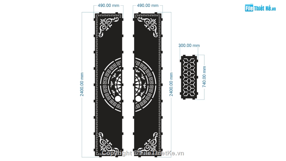 cổng trống đồng cnc,cổng trống đồng,cổng 2 cánh cnc
