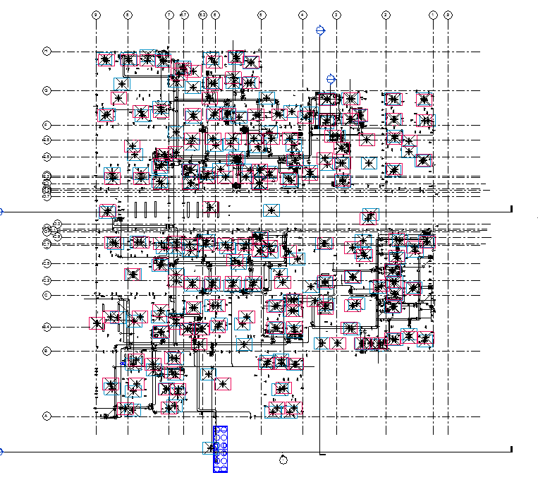 công trình nước,Điện công trình,Phần điện nước,công trình revit