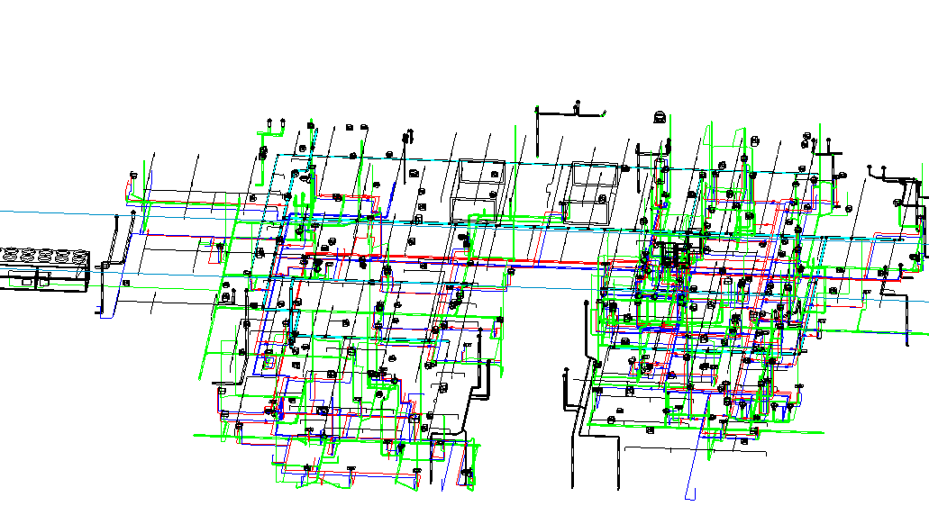 công trình nước,Điện công trình,Phần điện nước,công trình revit
