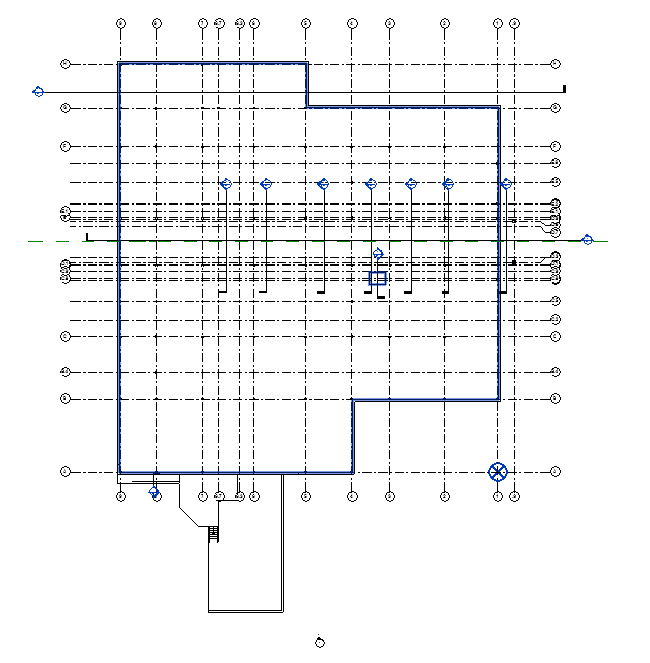 Bệnh viện,Phần kết cấu,mẫu công trình,revit bệnh viện,bản vẽ revit bệnh viện