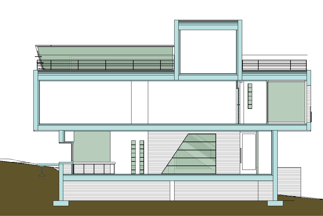 nhà ở,Nhà ở hiện đại,mẫu công trình revit,revit nhà 2 tầng,revit biệt thự 2 tầng