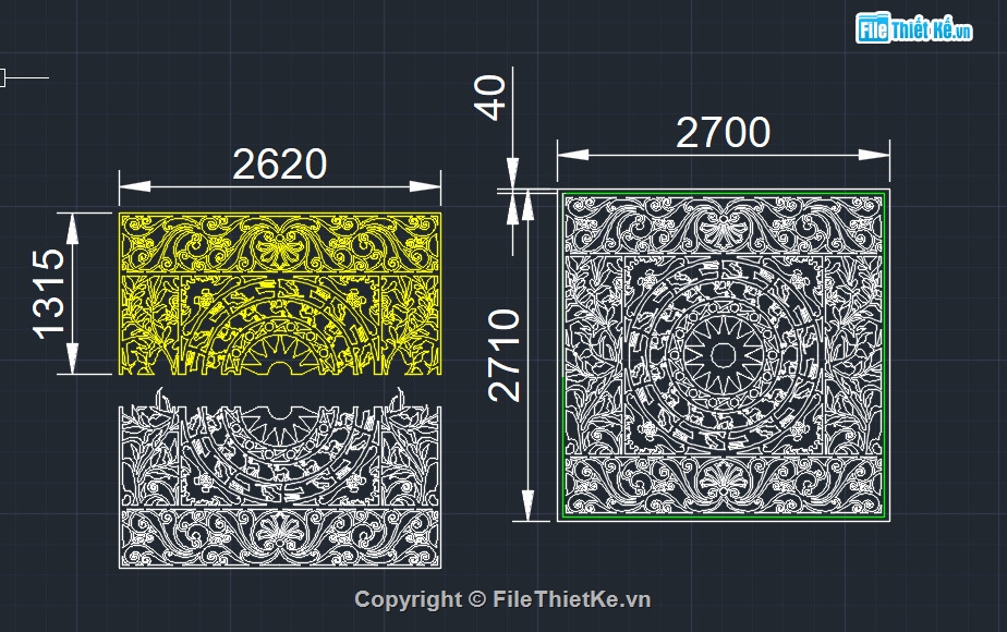 mẫu giếng trời cnc,giếng trời file cad,cnc giếng trời