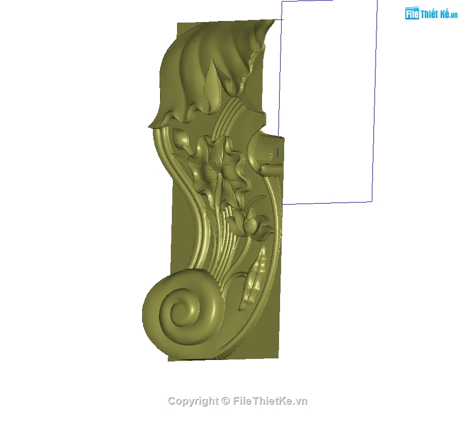 jdpaint chân sập sen cnc,mẫu chân sập sen cnc,file 3d chân sập cnc