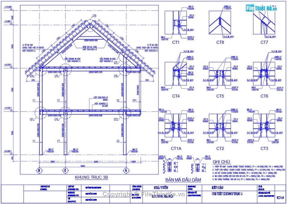 Nhà ở kết cấu thép,Nhà kết cấu thép,file cad kết cáu thép nhà ở,Thiết kế sàn cemboard,File cad sàn cemboard