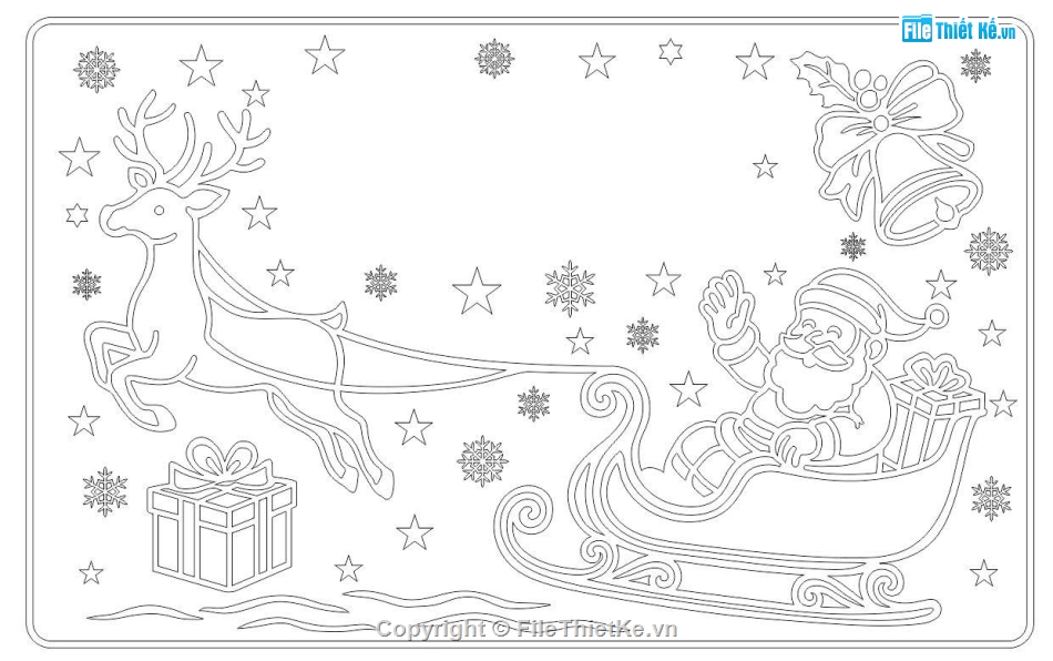 mẫu cnc khắc,mẫu cắt cnc đẹp,giáng sinh