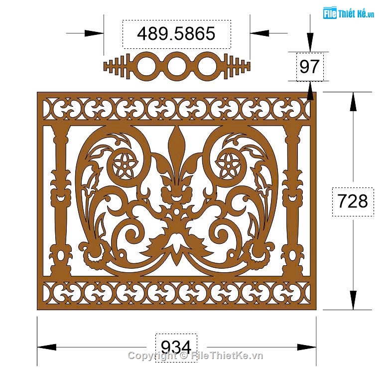 lan can đẹp,thiết kế lan can,lan can dxf,Mẫu lan can CNC đẹp