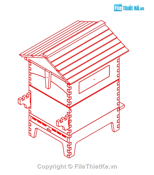 ngôi nhà tổ ong cnc,nhà tổ ong cnc autocad,file cnc 2d mô hình