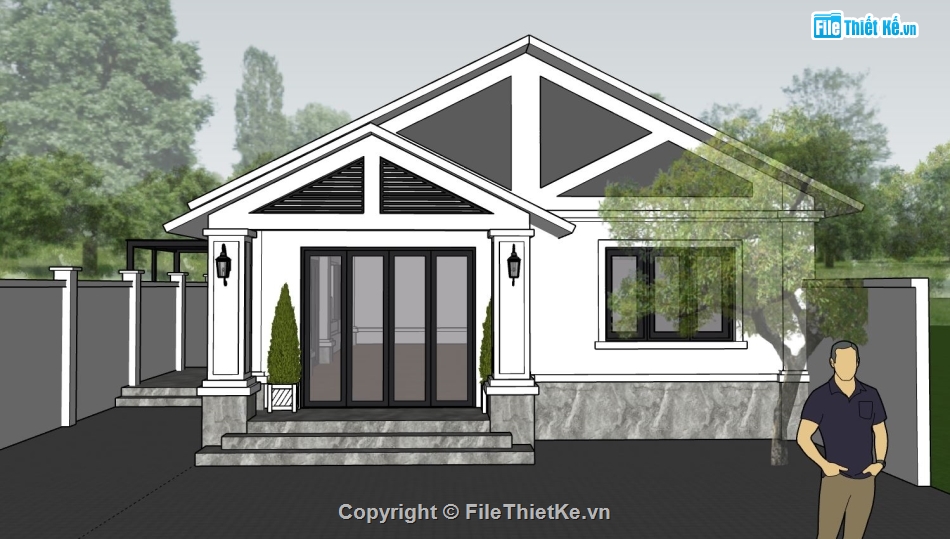 biệt thự 1 tầng,biệt thự  tầng,model su nội thất 1 tầng