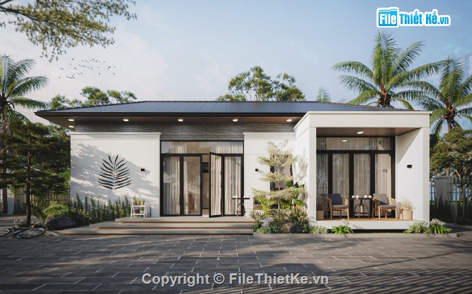 nhà 1 tầng 3dmax,mẫu nhà 1 tầng 3dmax,mẫu nhà 1 tầng