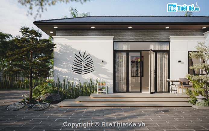 nhà 1 tầng 3dmax,mẫu nhà 1 tầng 3dmax,mẫu nhà 1 tầng