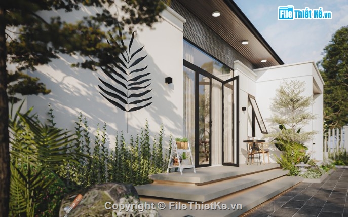 nhà 1 tầng 3dmax,mẫu nhà 1 tầng 3dmax,mẫu nhà 1 tầng