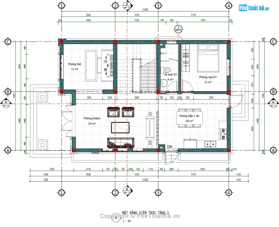 Revit nhà phố,Nhà 2 tầng đẹp,file revit biệt thự đẹp