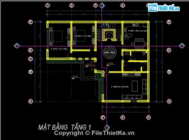 3 tầng,nhà 3 tầng,file cad 3 tầng,file nhà 3 tầng