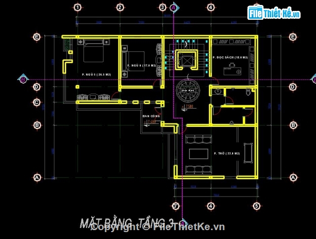 3 tầng,nhà 3 tầng,file cad 3 tầng,file nhà 3 tầng