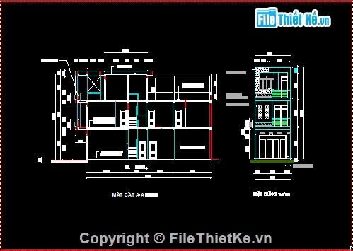 Nhà 3 tầng  có PC,Nhà 3 tầng KT 4.2x15 m,nhà 3 tầng đẹp