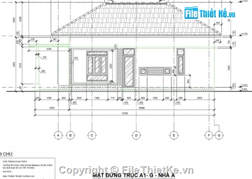 biệt thự 1 tầng,file cad biệt thự 1 tầng,cad biệt thự 1 tầng