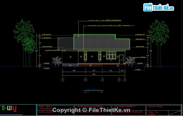 nhà cấp 4,kiến trúc nhà cấp 4,nhà cấp 4 mái thái