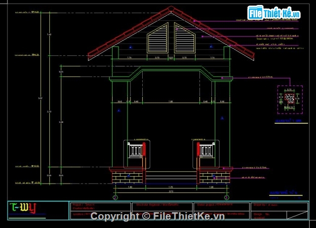 nhà cấp 4,kiến trúc nhà cấp 4,nhà cấp 4 mái thái