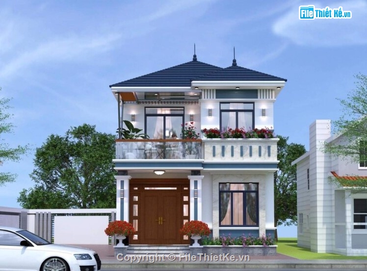 nhà mái Nhật 2 Tầng,nhà mái nhật 2 tầng,nhà mái nhật