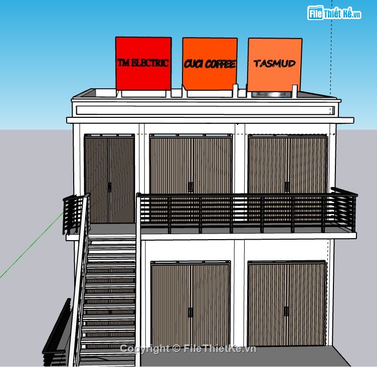 su nhà phố,model su nhà phố,file sketchup nhà phố