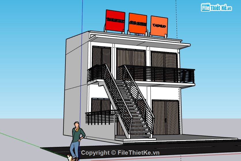 su nhà phố,model su nhà phố,file sketchup nhà phố