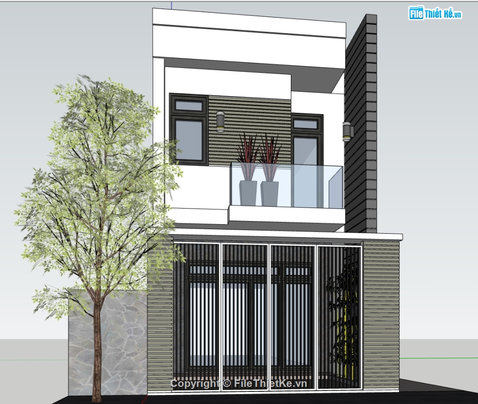 nhà phố 2 tầng 4x20m,mẫu nhà phố 2 tầng,nhà phố 4x20