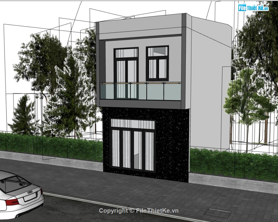 mẫu nhà 2 tầng,mẫu nhà phố 2 tầng,su nhà phố 2 tầng