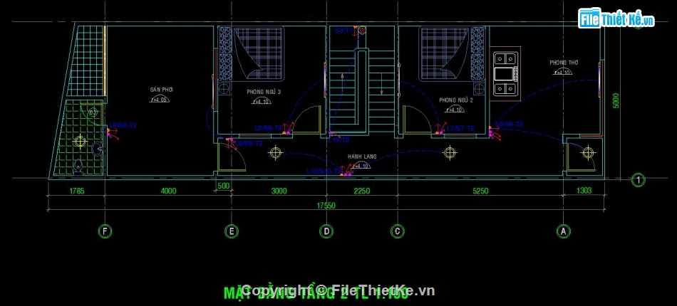 Nhà phố 2 tầng mái thái,Nhà 2 tầng 5x15.5,Nhà phố 2 tầng,Full hồ sơ thiết kế nhà phố