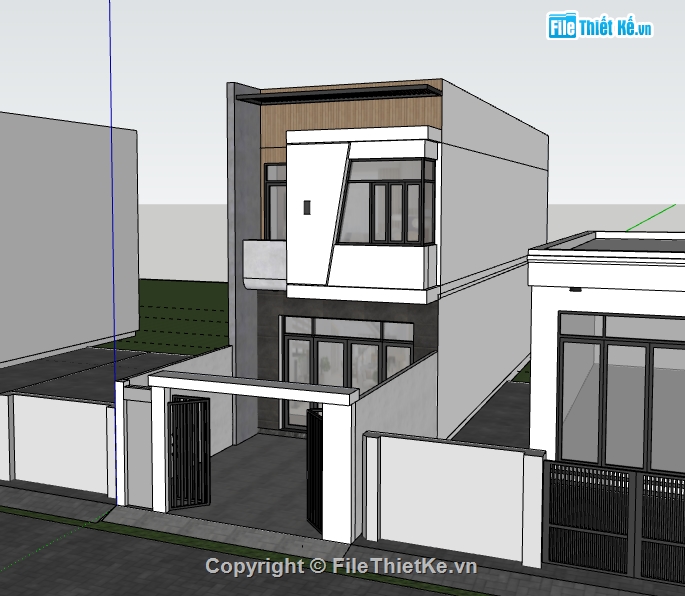 mẫu nhà 2 tầng,mẫu nhà phố 2 tầng,su nhà phố