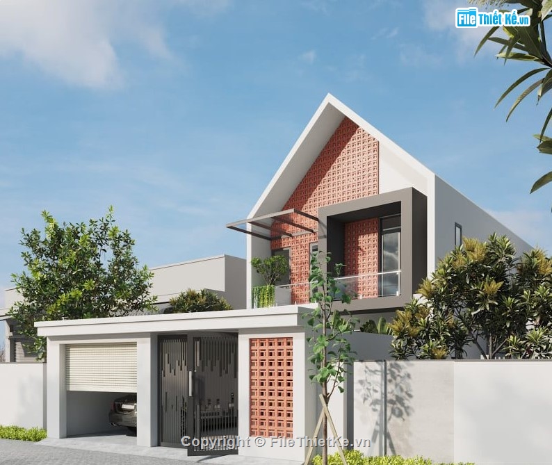 mẫu nhà phố 2 tầng,mẫu nhà phố đẹp,nhà phố 2 tầng đẹp