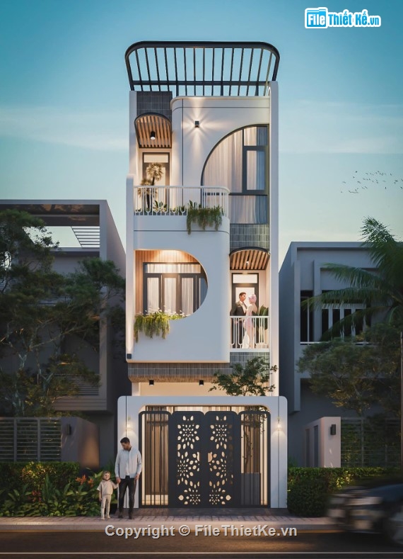 3dmax nhà phố 3 tầng,nhà phố 3 tầng,mẫu nhà phố 3 tầng
