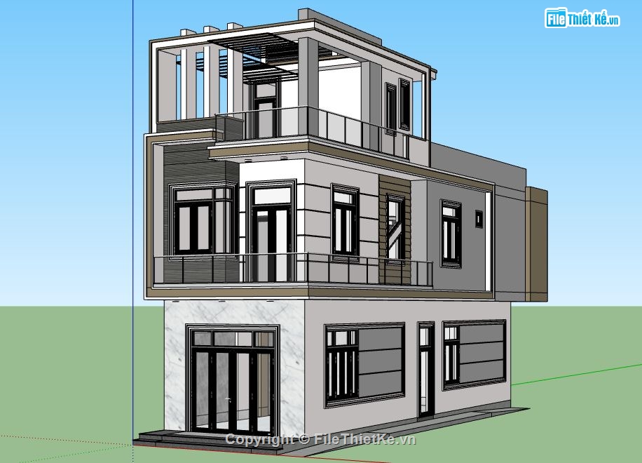 nhà phố 3 tầng,mẫu nhà 3 tầng,su nhà phố 3 tầng