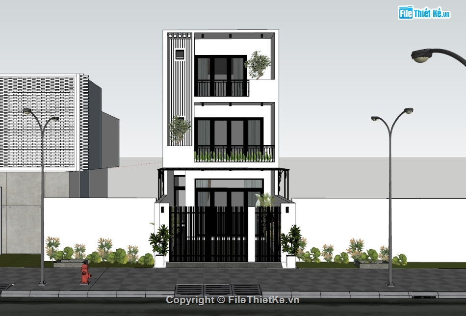 nhà phố 3 tầng,nhà phố,nhà phố hiện đại
