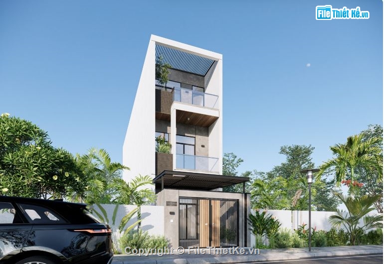 nhà phố 3 tầng,nhà phố 3 tầng su,model su nhà 3 tầng