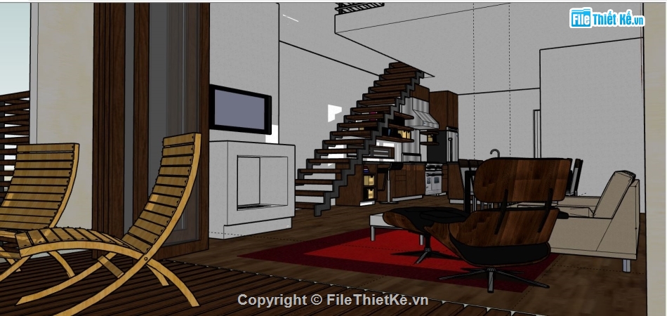 su nhà phố,model su nhà phố,file sketchup nhà phố