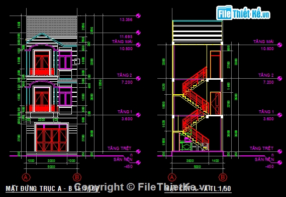 nhà phố 3 tầng,thiết kế nhà phố đẹp,mẫu nhà phố đầy đủ