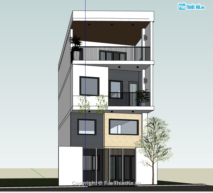 Mẫu nhà phố,su nhà phố,model su nhà phố