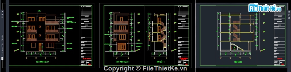 nhà phố 2 mặt tiền,thiết kế nhà phố 4 tầng,kiến trúc nhà phố 4 tầng,bản vẽ nhà phố 4 tầng,nhà phố 4 tầng 4.7x11.5m