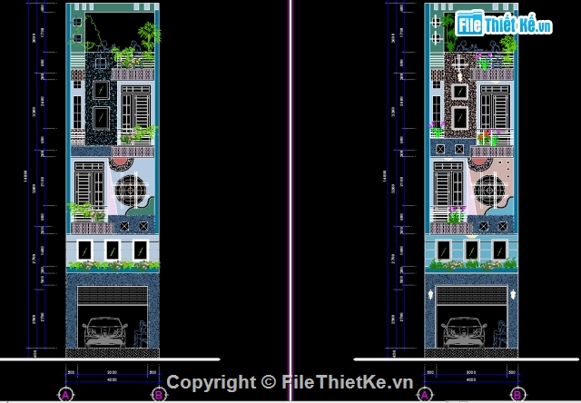 nhà phố 5 tầng,nhà phố 5 tầng 4x16m,Filethietke nhà phố 5 tầng,Filethiếtkế 4x16m