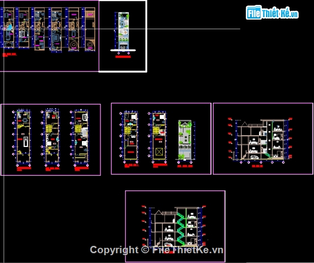 nhà phố 5 tầng,nhà phố 5 tầng 4x16m,Filethietke nhà phố 5 tầng,Filethiếtkế 4x16m